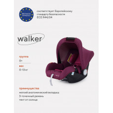 Автокресло Rant Walker Safety Line 0+ (0-13 кг) velvet purple