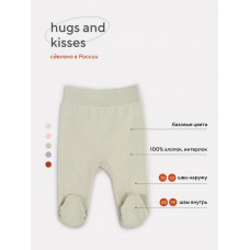 Ползунки Rant Hugs and kisses Light green 3172/3372