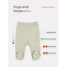 Ползунки Rant Hugs and kisses Pattern green 3173/3373