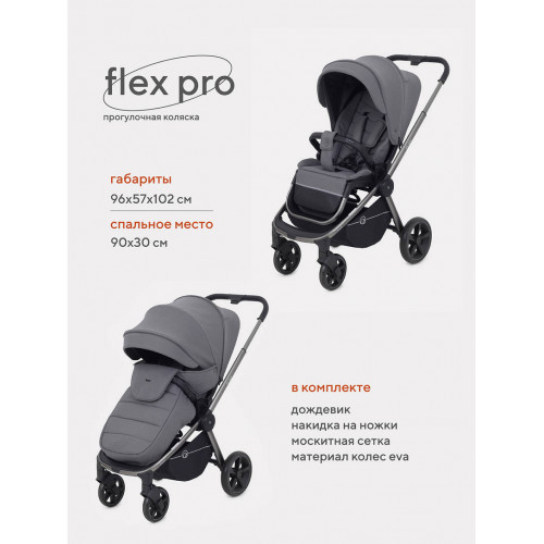 Коляска прогулочная Rant Flex Pro 2023 RA099 Grey