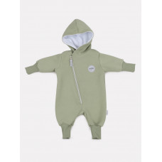 Комбинезон с капюшоном Mowbaby Fancy Light green