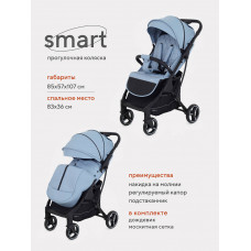 Коляска прогулочная Mowbaby Smart 2023 Blue